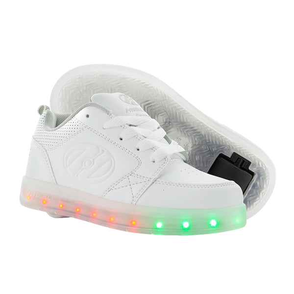 White Light Up - Premium 1 Lo | Heelys
