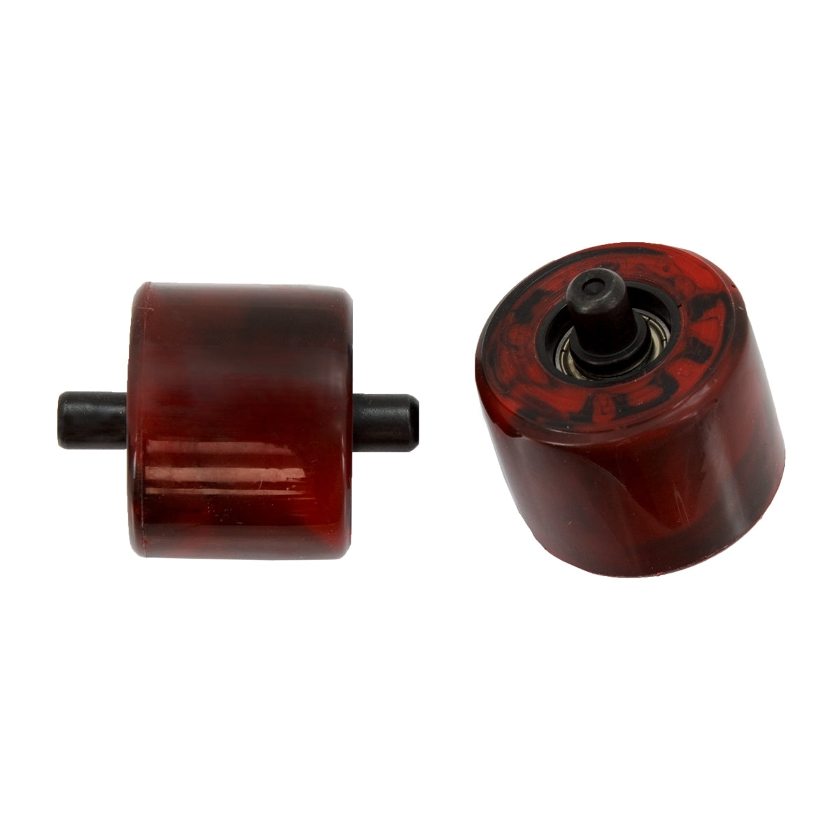 Heelys Replacement Wheels Black Red Swirl Replacement Wheel