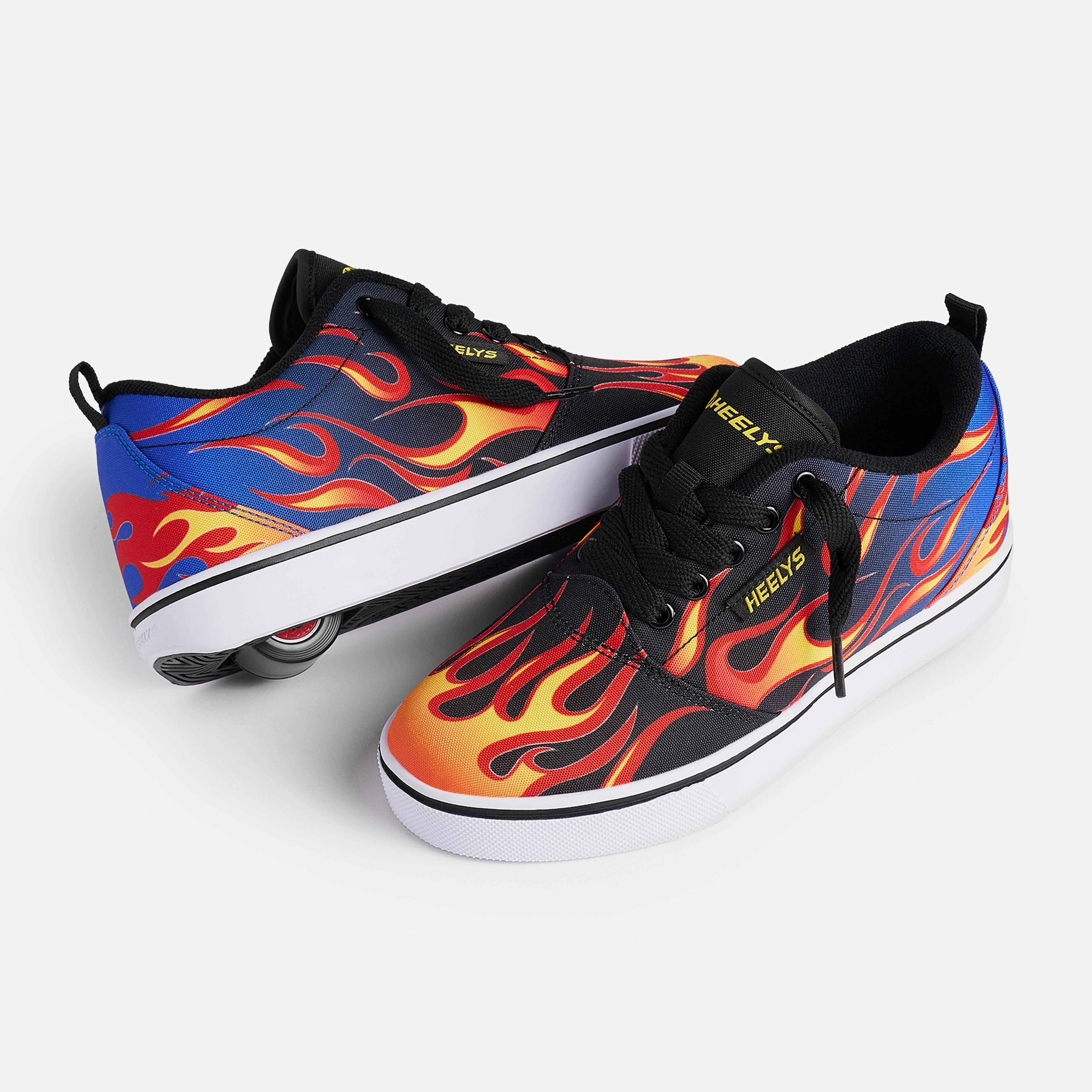 Heelys Pro 20 Nylon Flames Shoes With Wheels