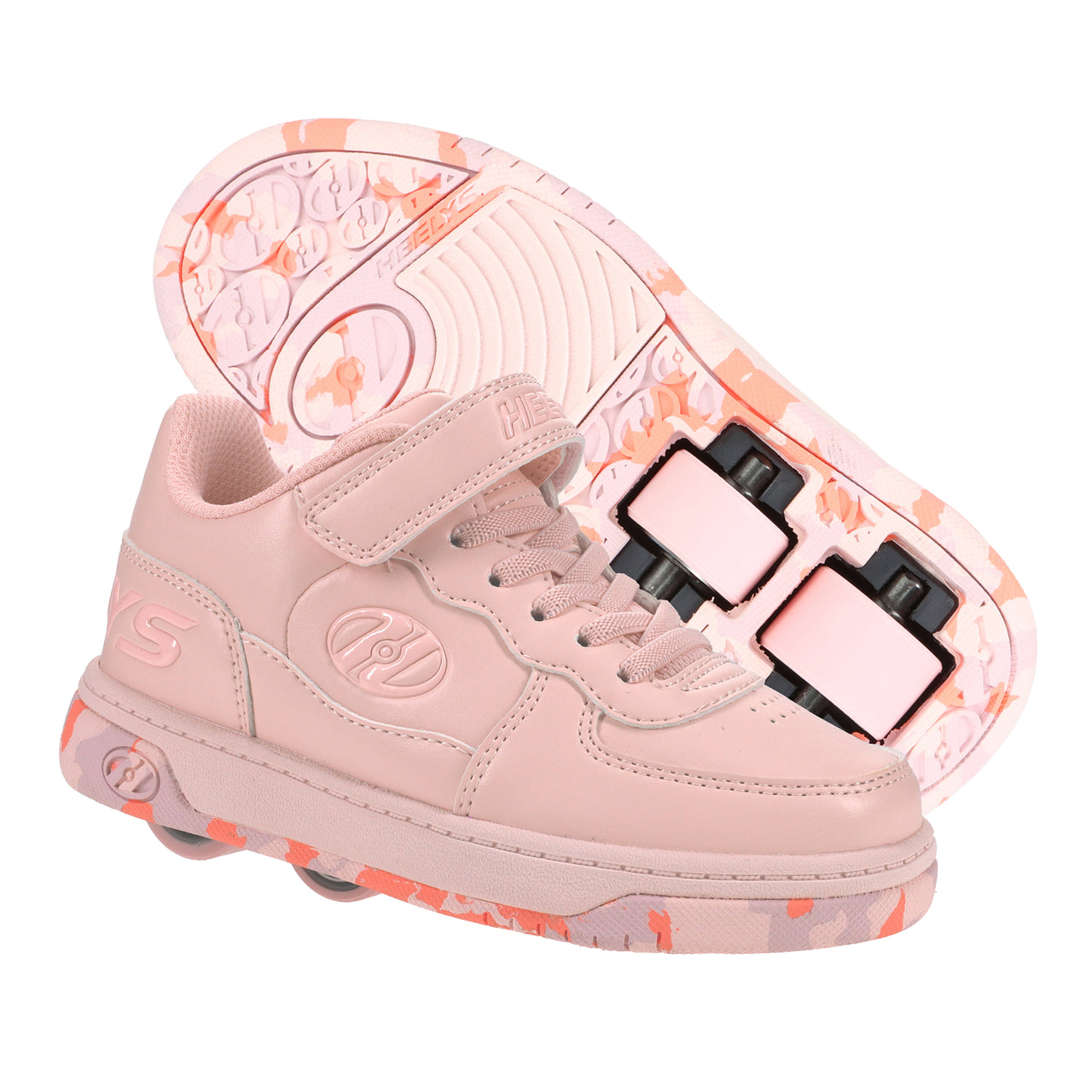 Pink Heelys One Wheel Or Heelys Girl's Straight Up 770049H Skate Shoes
