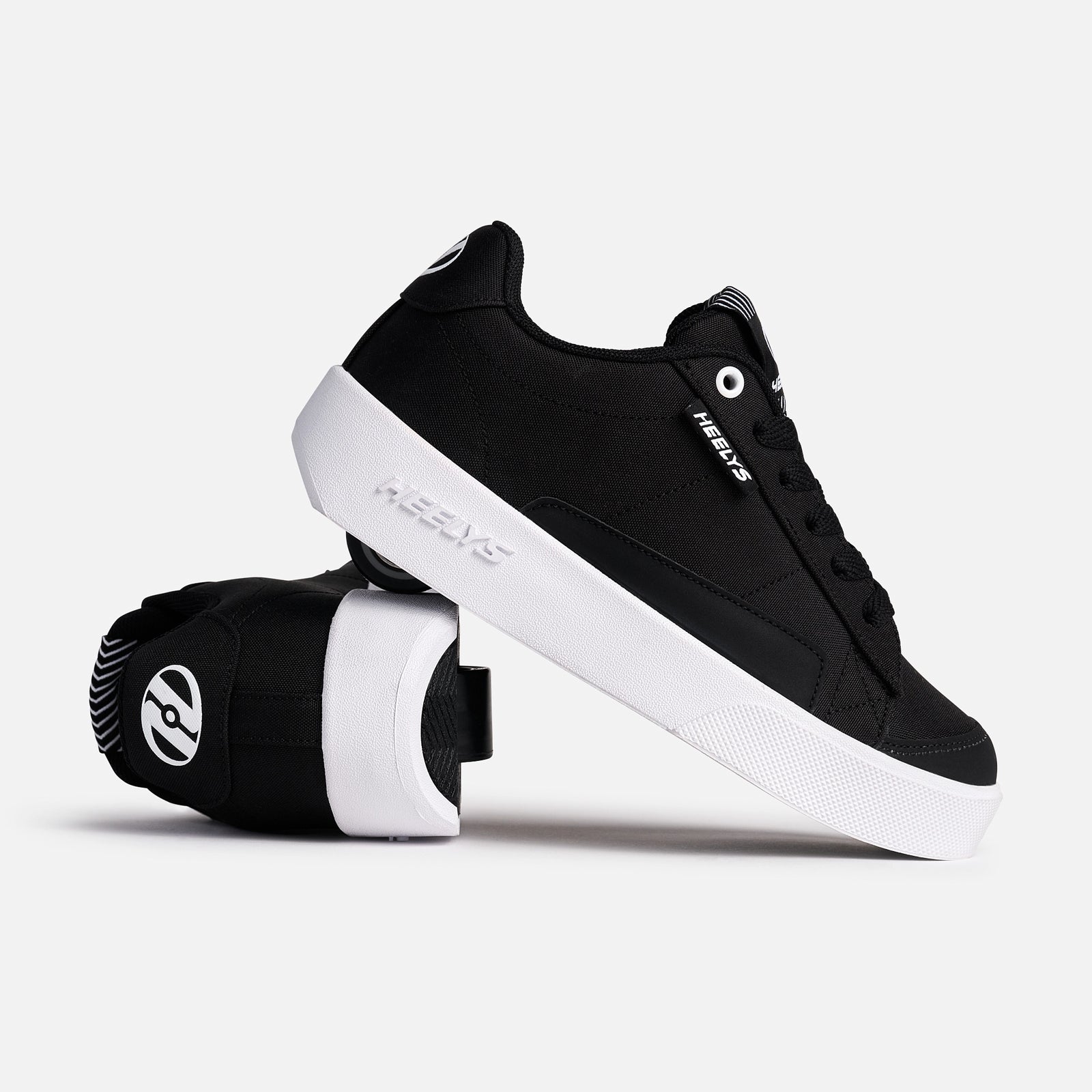 Digilo Black Heelys & Comfortable Wheeled Shoes