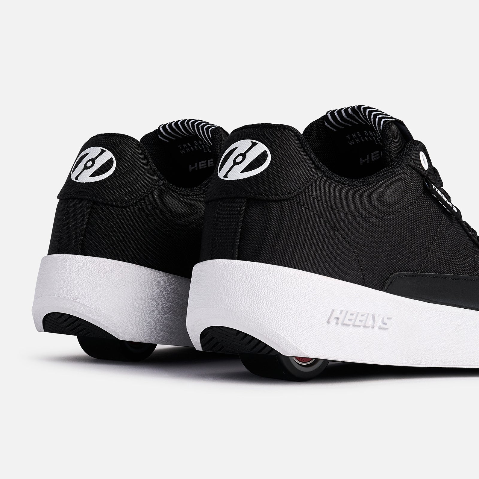 Digilo Black Heelys Comfortable Wheeled Shoes