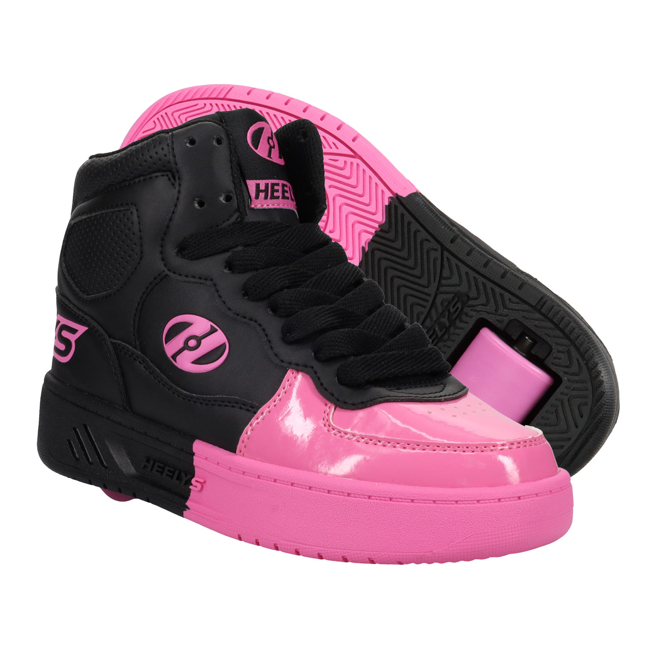 Rezerve EX Black/Pink High Tops Heelys
