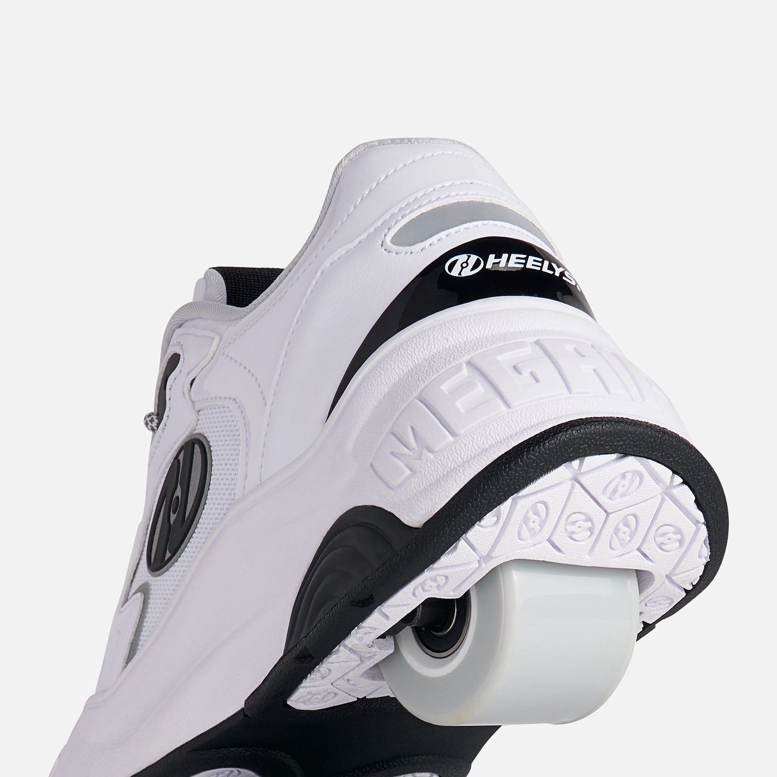 Heelys White Shoes With Wheels Heelys Kids 4-Wheel Roller Skate
