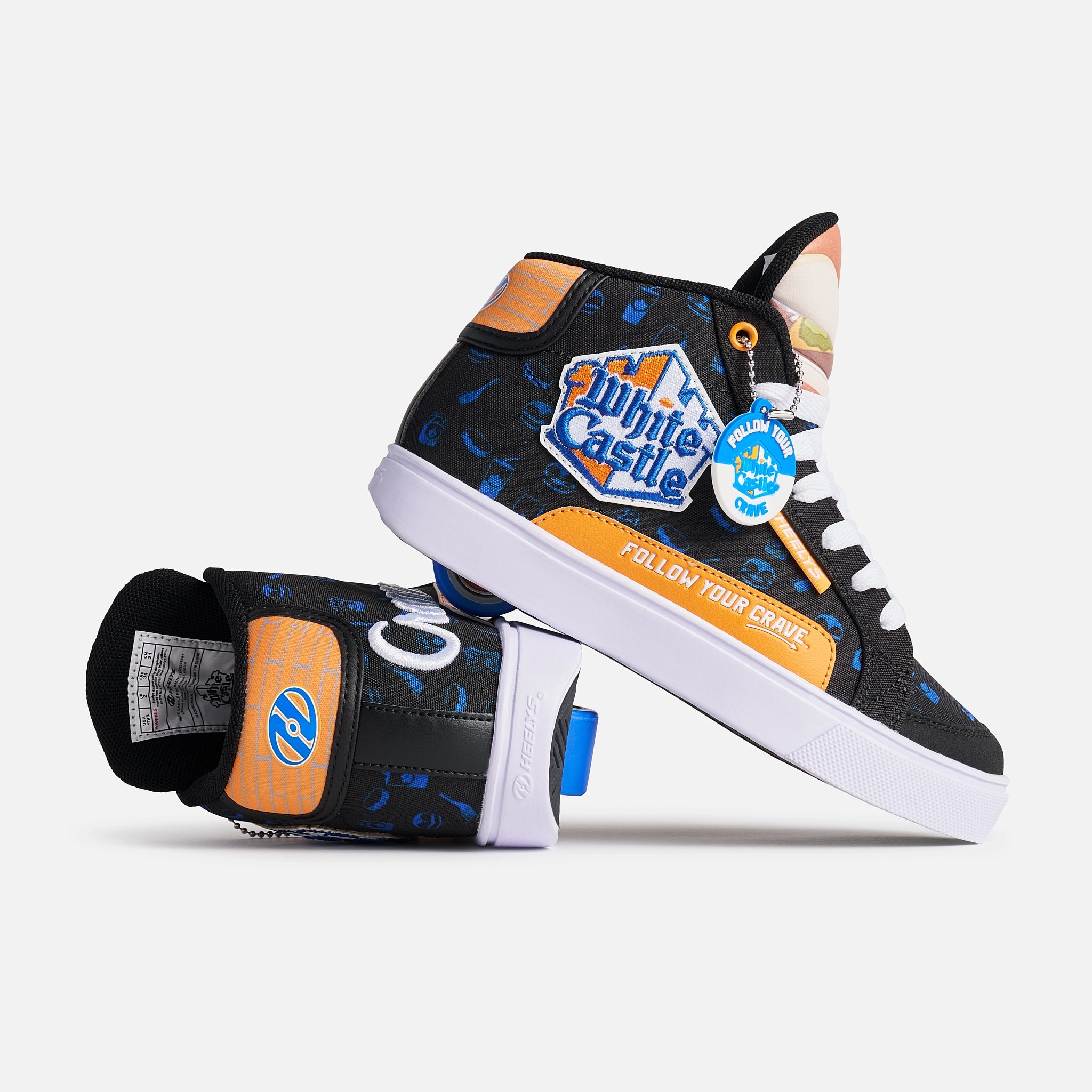 Heelys White Castle Slider Riders
