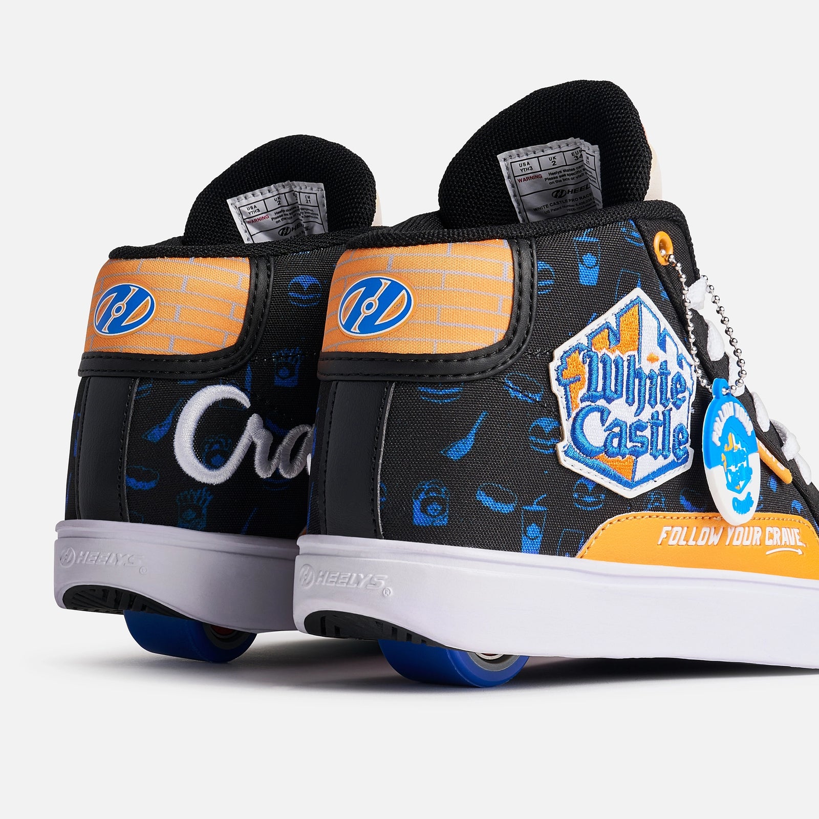 White Castle Racer 20 Mid Heelys - Main Image