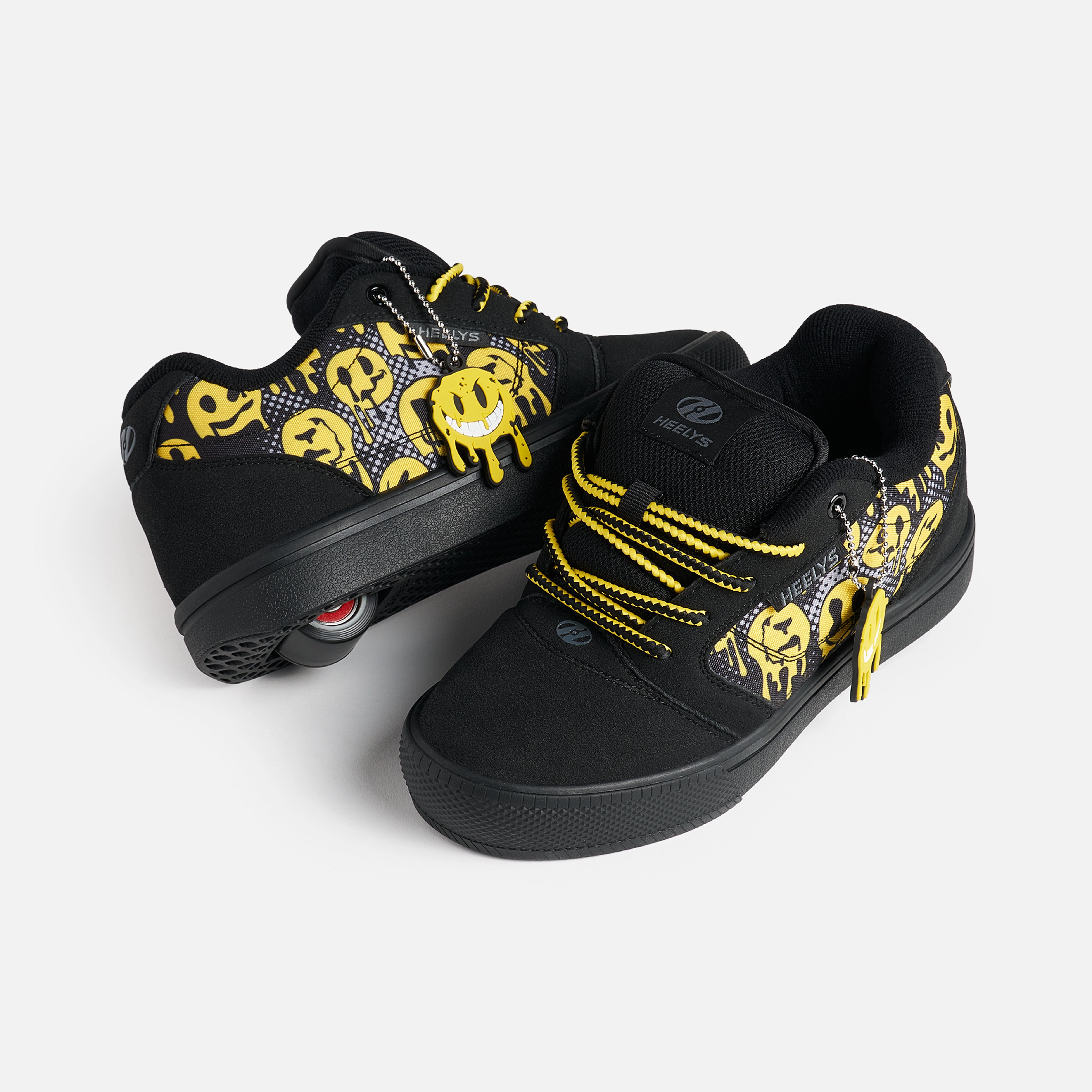 Heelys Pro 25 Drippy Smileys - Black/Yellow