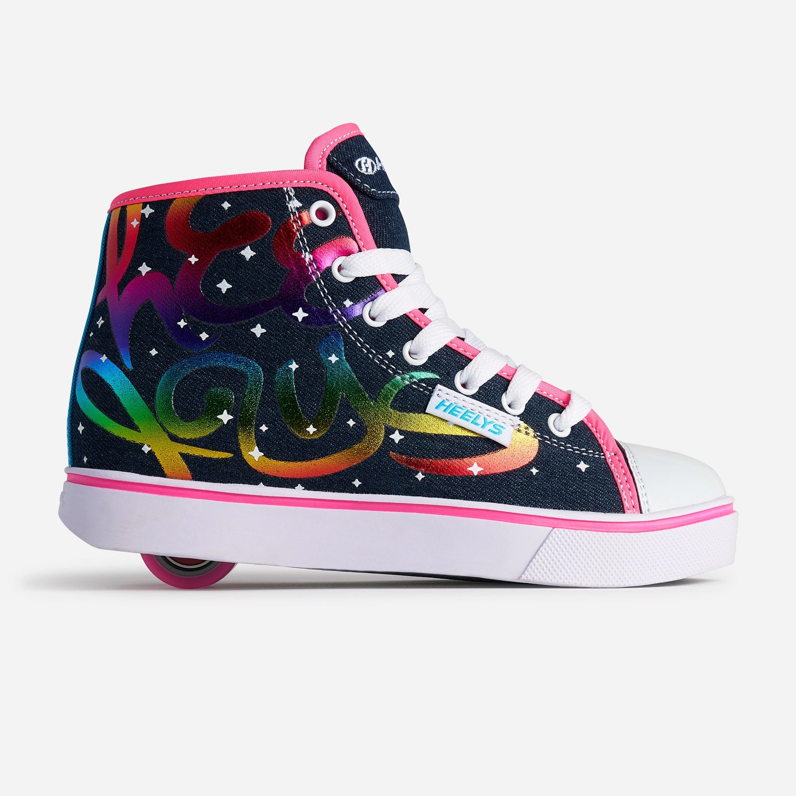 Veloz Denim Rainbow Heelys - Main Image