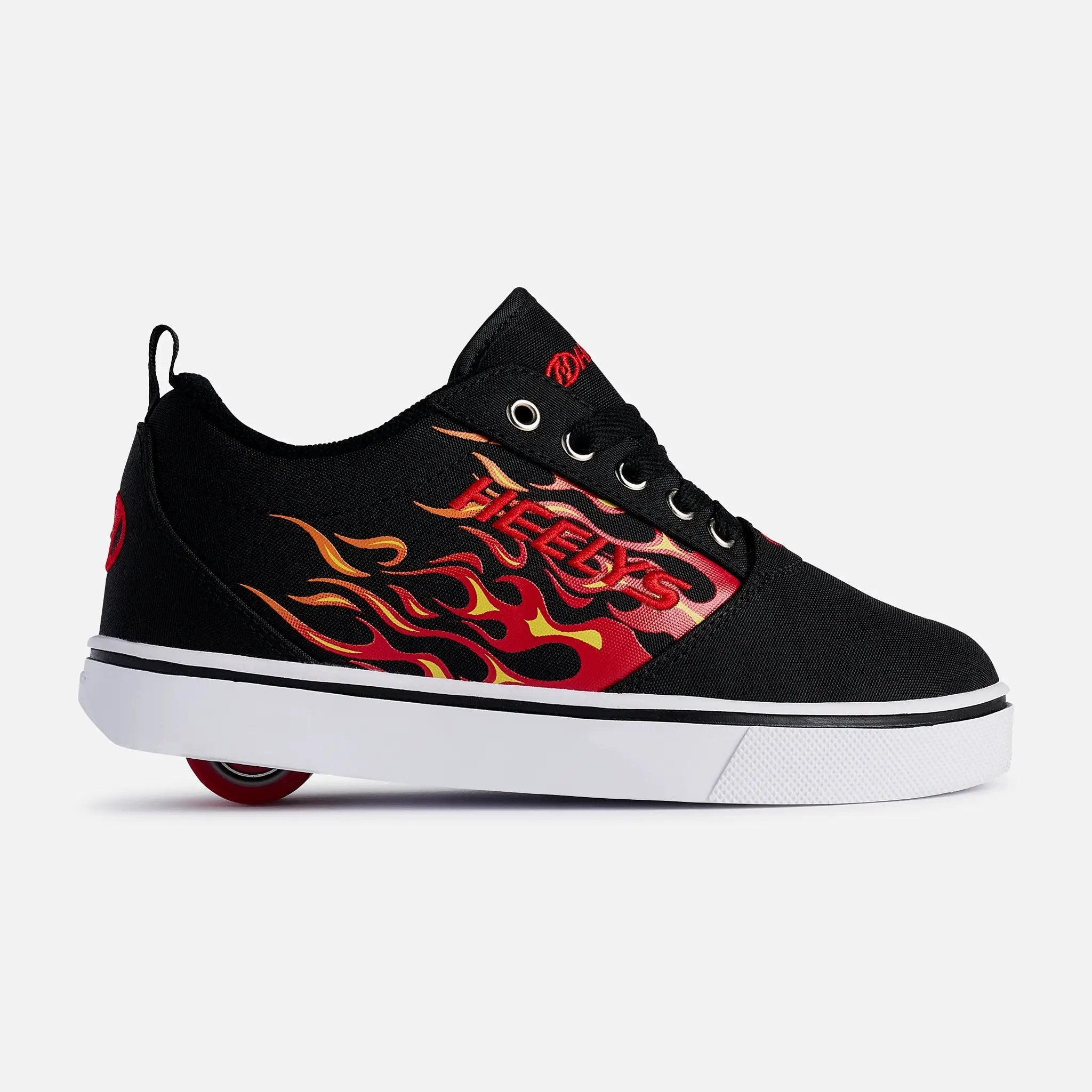Pro 20 Print - Black & Red Flames