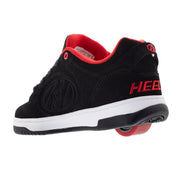 Mens black and red Heelys back view