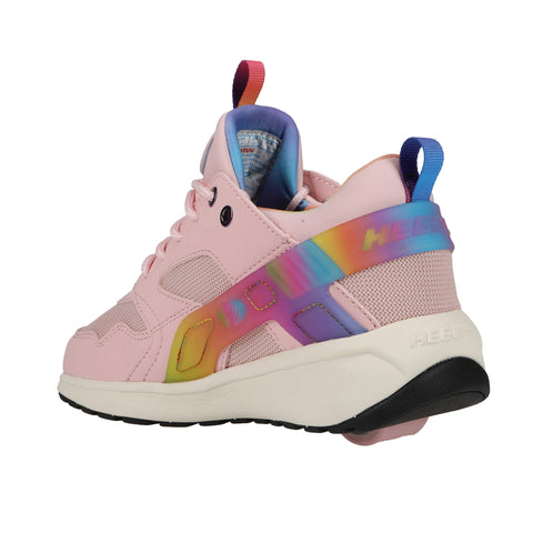 Heelys Pink and Rainbow Heelys Shoes